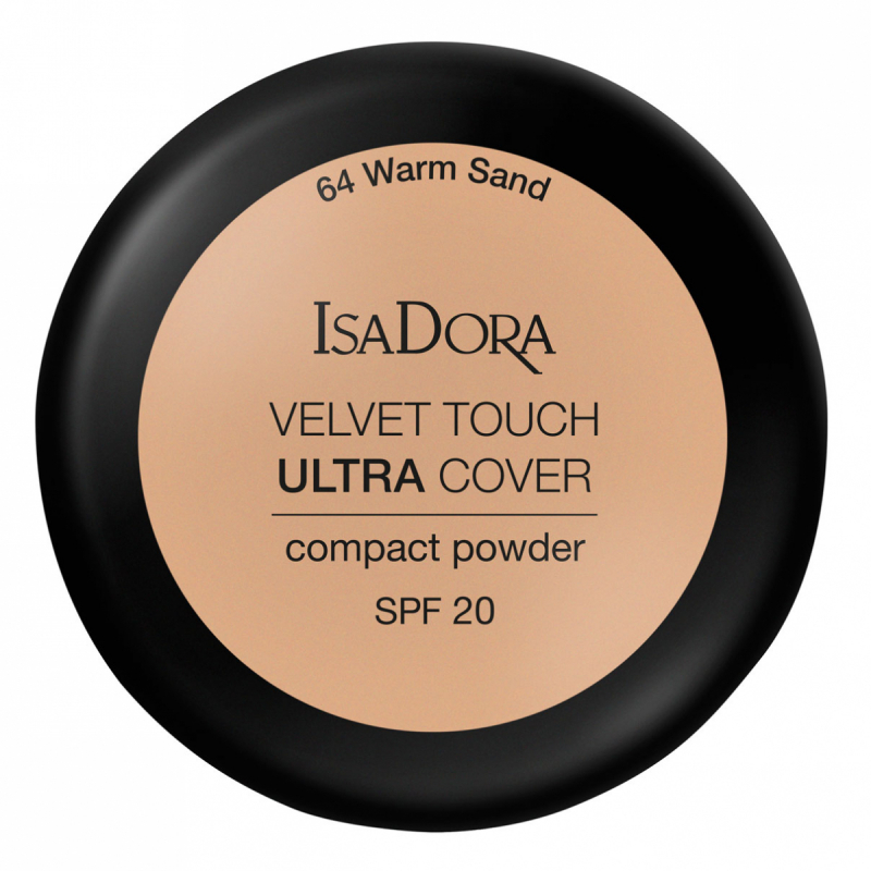 Billede af IsaDora Velvet Touch Ultra Cover Compact Power SPF 20 64 Warm Sand