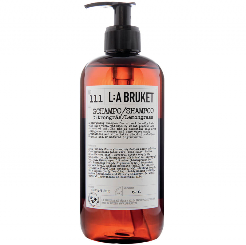 Billede af L:A Bruket 111 Schampo Citrongräs (450ml)