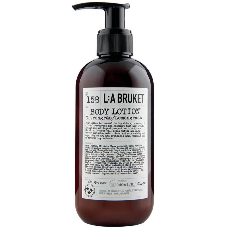 Billede af L:A Bruket 158 Bodylotion Citrongräs (240ml)