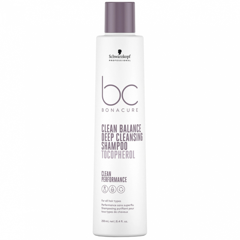 Billede af Schwarzkopf Professional BC Bonacure Clean Balance Deep Cleansing Shampoo Tocopherol (250ml)