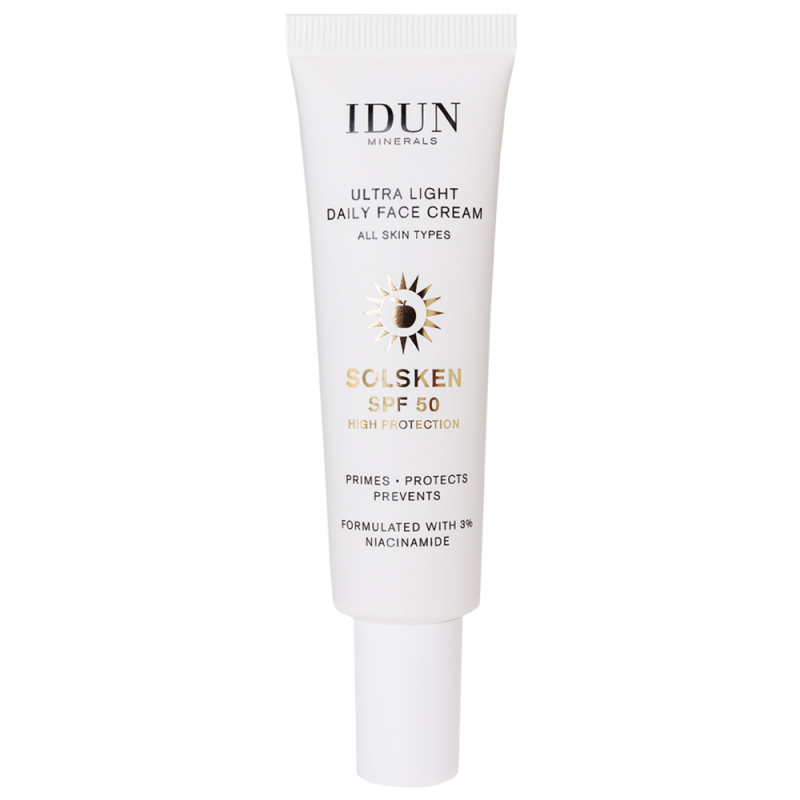 IDUN Minerals IDUN Minerals Ultra Light Daily Face Cream Solsken SPF 50 (30ml)