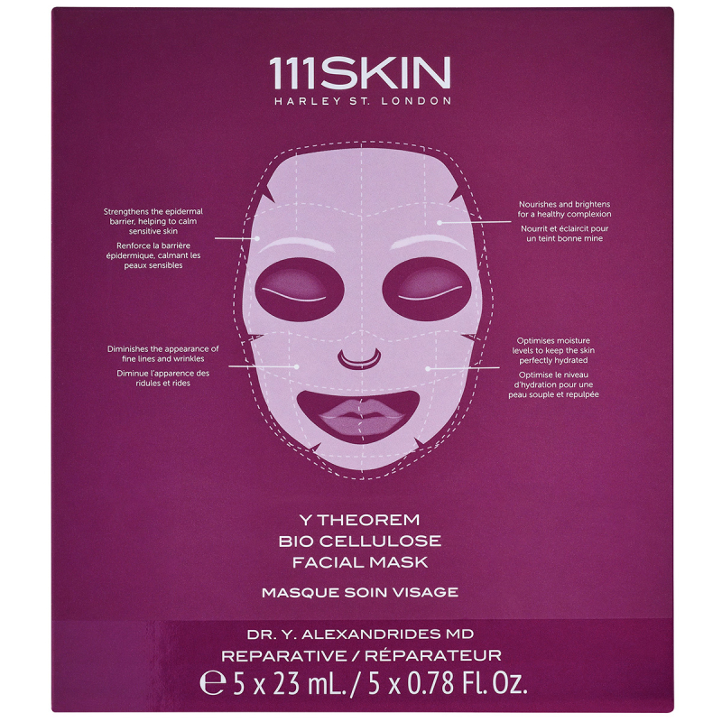 Billede af 111Skin Y Theorem Bio cellulose Facial Mask Box (5 x 23 ml)