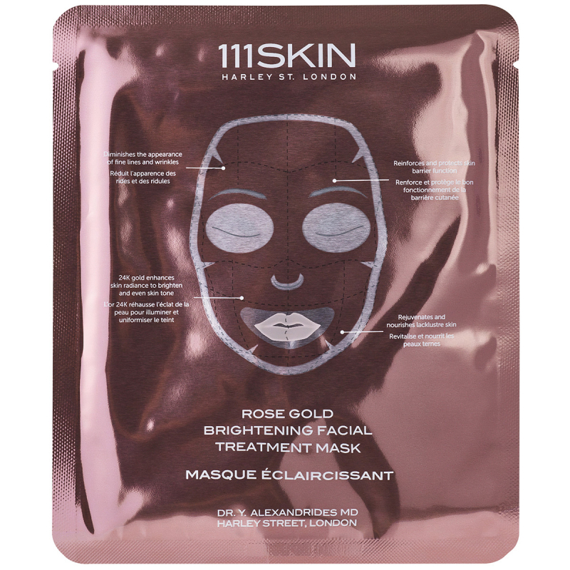 Billede af 111Skin Rose Gold Brightening Facial Treatment Mask Boxed Nano Free (5 x 30 ml)