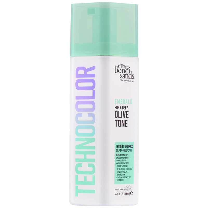 Billede af Bondi Sands Technocolor 1 Hour Express Self Tanning Foam Emerald Olive Tone (200 ml)