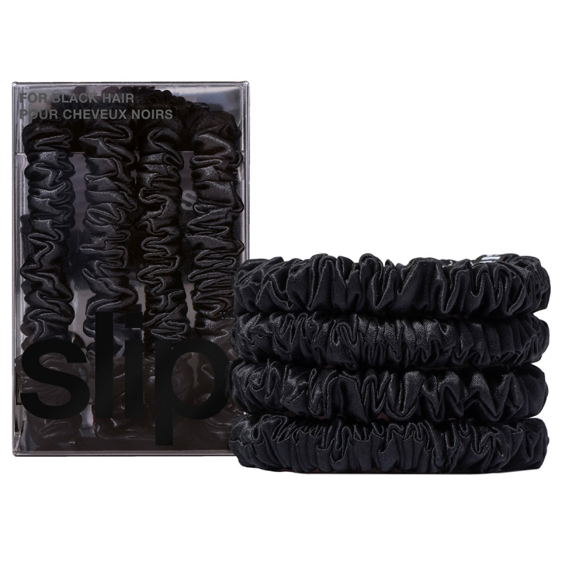 Billede af Slip Pure Silk Skinny Scrunchies Black