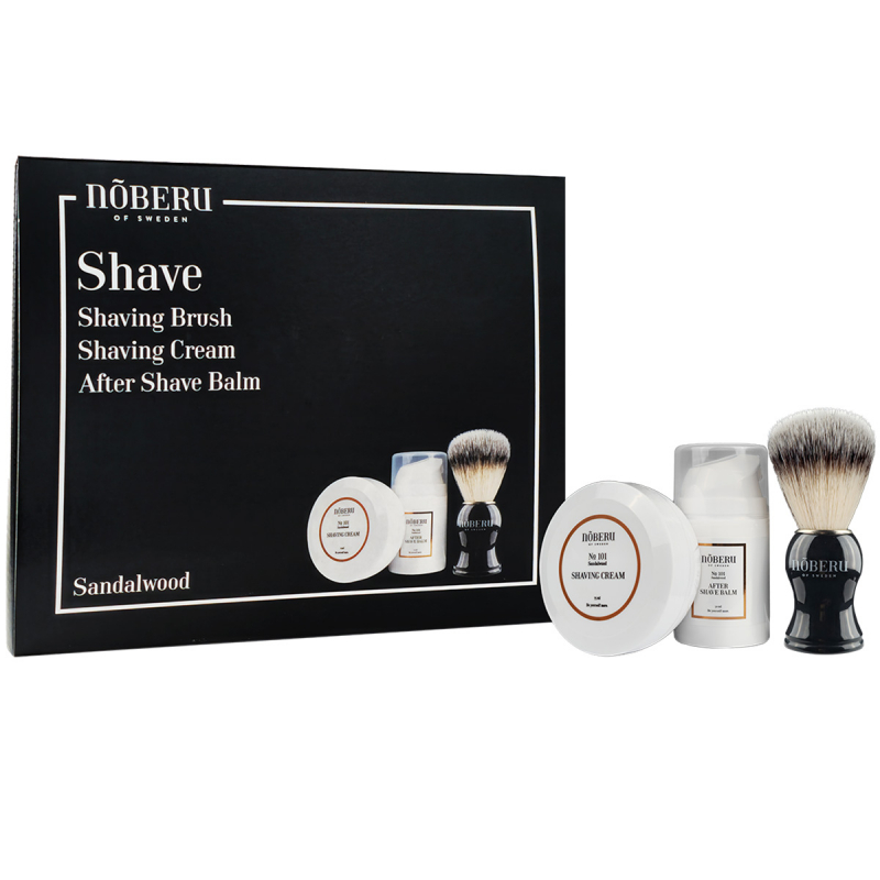 Billede af Noberu Shave: Shaving Brush, Cream & After Shave Balm (50 + 75 ml)