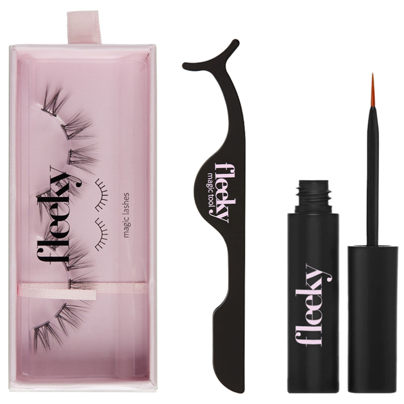 Fleeky Magic Lashes Kit - False Lashes with Glue & Applicator Passion