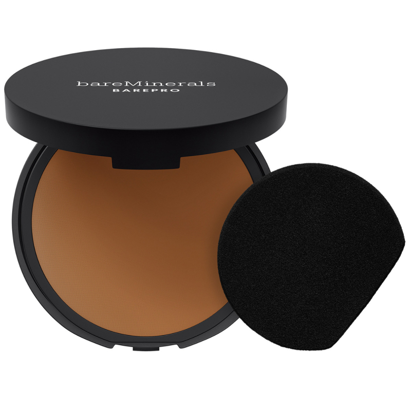 bareMinerals BAREPRO 24H Skin-Perfecting Pressed Powder Foundation Deep 55 Cool (8 g) billede