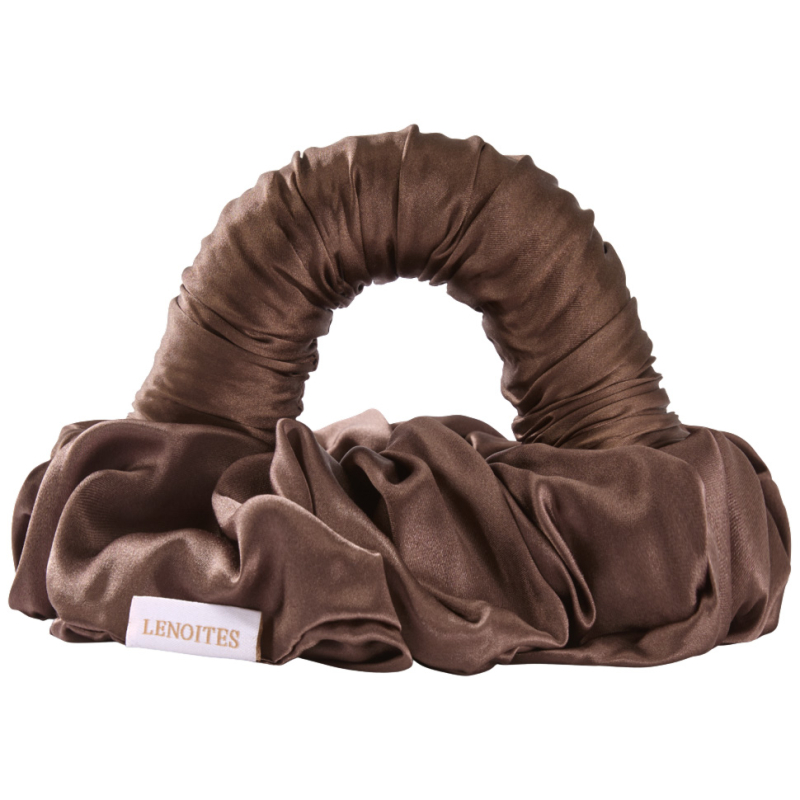 Lenoites BlowoutTie® in Mulberry Silk Original Mocha/Espresso Large