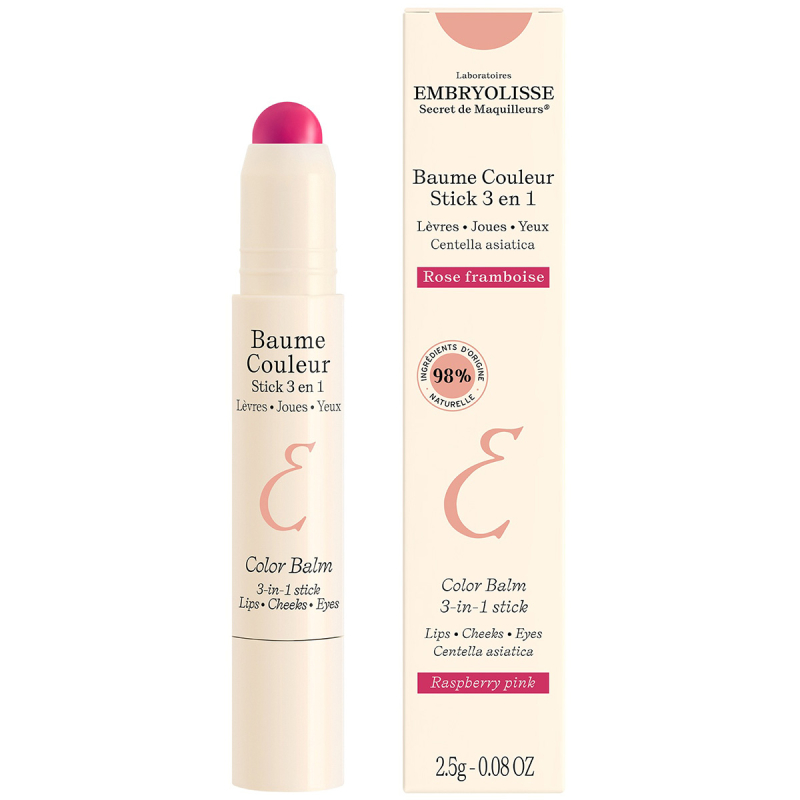 Embryolisse Artist's Secret Color Balm 3-In-1 Stick 2,5 gr. - Raspberry Pink