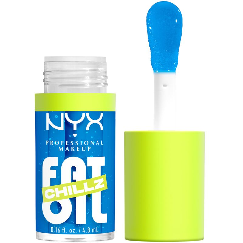 NYX Professional Makeup Fat Oil Chillz Lip Drip Lip Oil 18 Polar Peppermint billede