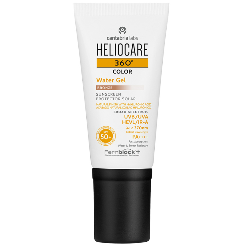 Heliocare Water Gel Color SPF 50+ Bronze (50 ml) billede