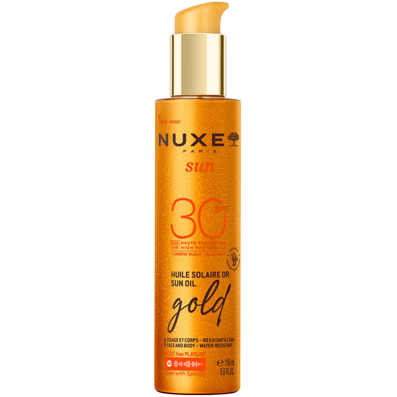 NUXE Sun Tanning Oil Gold SPF30 (150 ml) billede