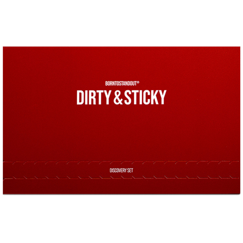 BORNTOSTANDOUT Dirty & Sticky Discovery Kit (24Vs) (8 x 2 ml)