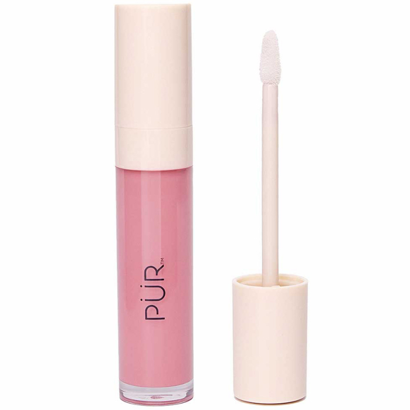 PÜR Glossy Lip Tint Plumping Tinted Lip Oil Strawberry Sorbet (9.5 ml) billede