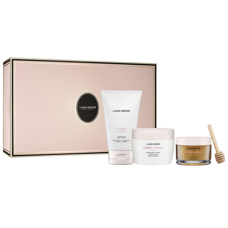 Laura Mercier Holiday Set Delicious And Decadent Ambre Vanille Collection (385 ml) billede
