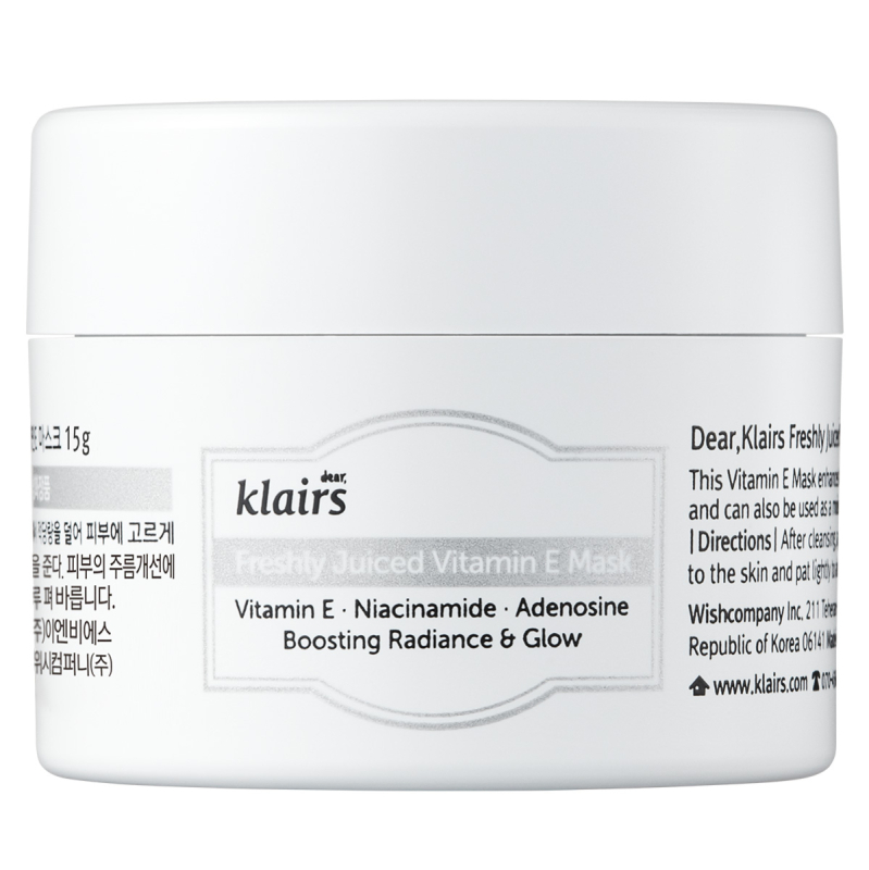 Klairs Freshly Juiced Vitamin E Mask (15 ml) billede