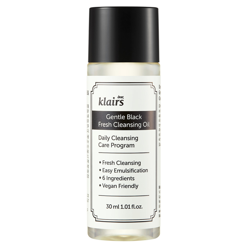 Klairs Gentle Black Fresh Cleansing Oil (30 ml)
