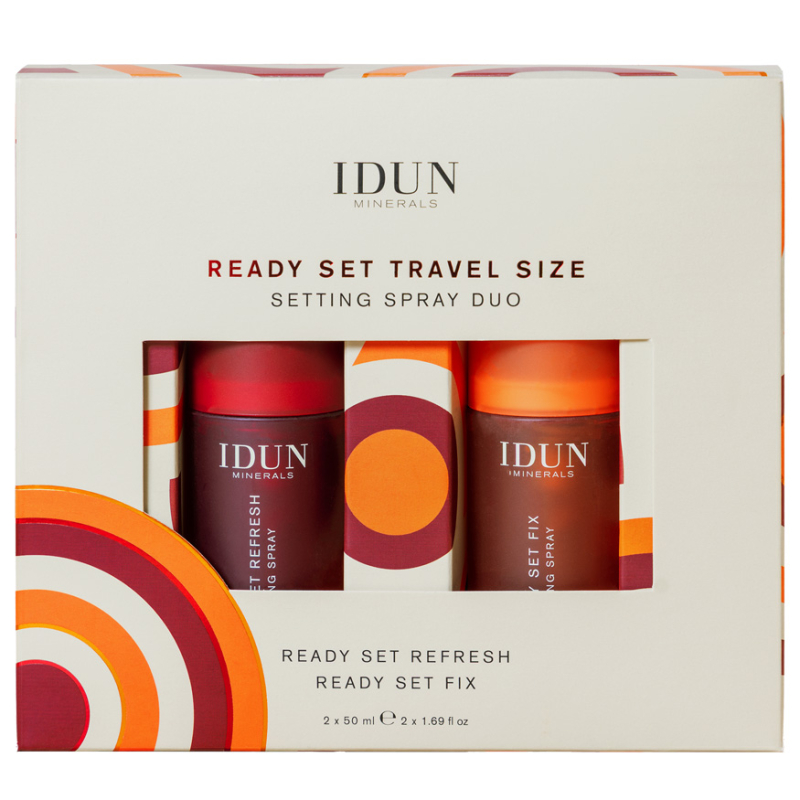 Idun Minerals Setting Spray Travel Size Duo (2 x 50 ml) billede