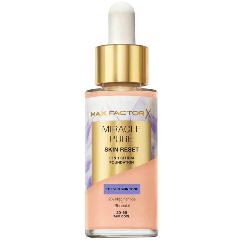 Max Factor Miracle Pure Skin Reset 2 In 1 Serum Foundation 30.5 Fair Cool billede