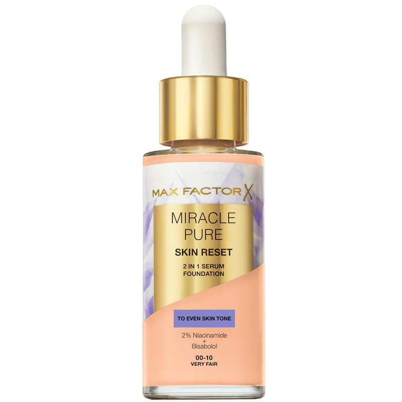 Max Factor Miracle Pure Skin Reset 2 In 1 Serum Foundation 10 Very Fair billede