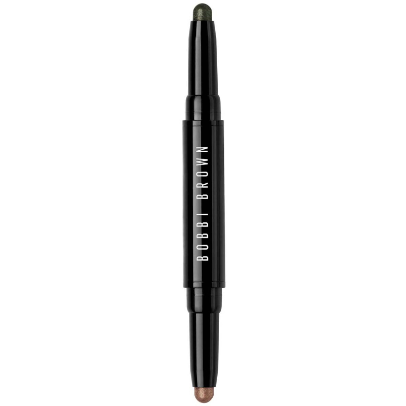 Bobbi Brown Dual-Ended Long-Wear Cream Shadow Stick Cafe/Gilded Green billede
