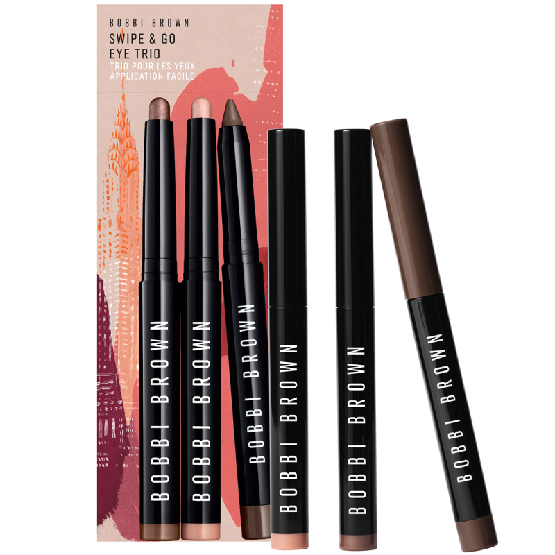 Bobbi Brown Bobbi Brown Swipe And Go Eye Trio  (2 x 1,6 g + 1,1 g)