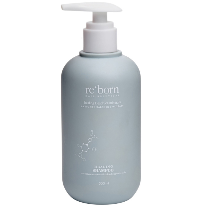 Re-born Hairsolution Healing/Black Mud Shampoo (300 ml)