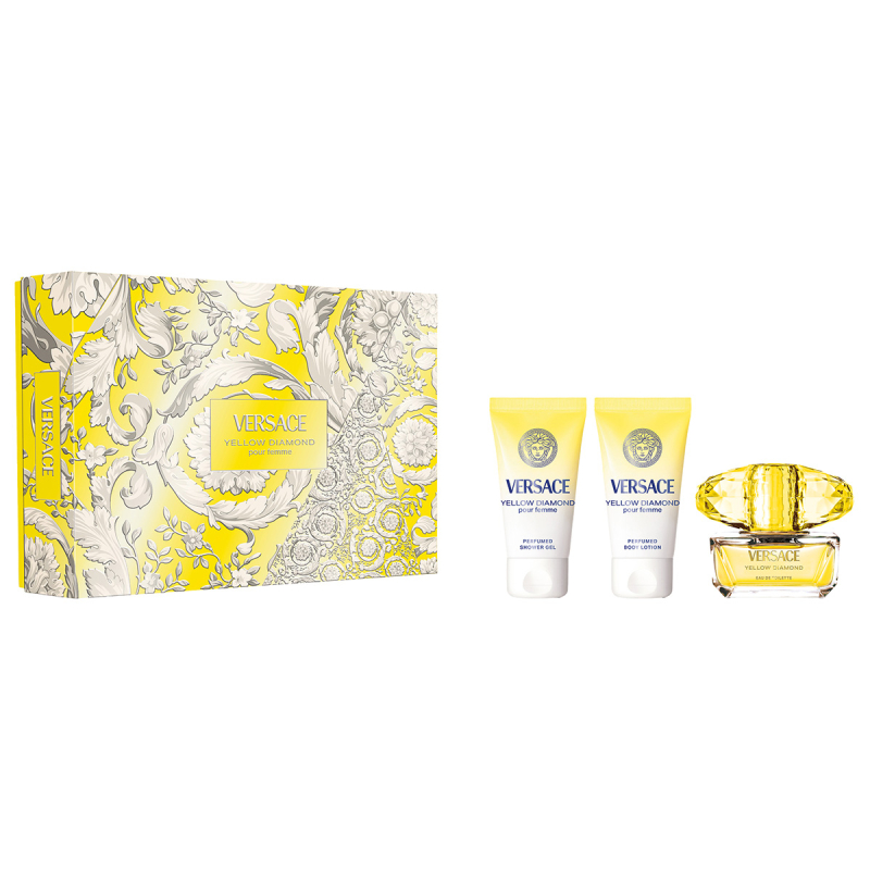 Versace Gift Set Yellow Diamond (3 x 50 ml) billede