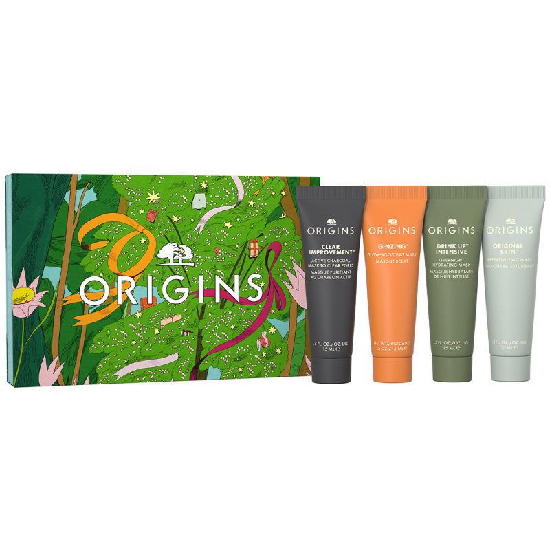Origins Multi-Maskers Four Mini Masking Essentials Gift Set (Limited Edition)