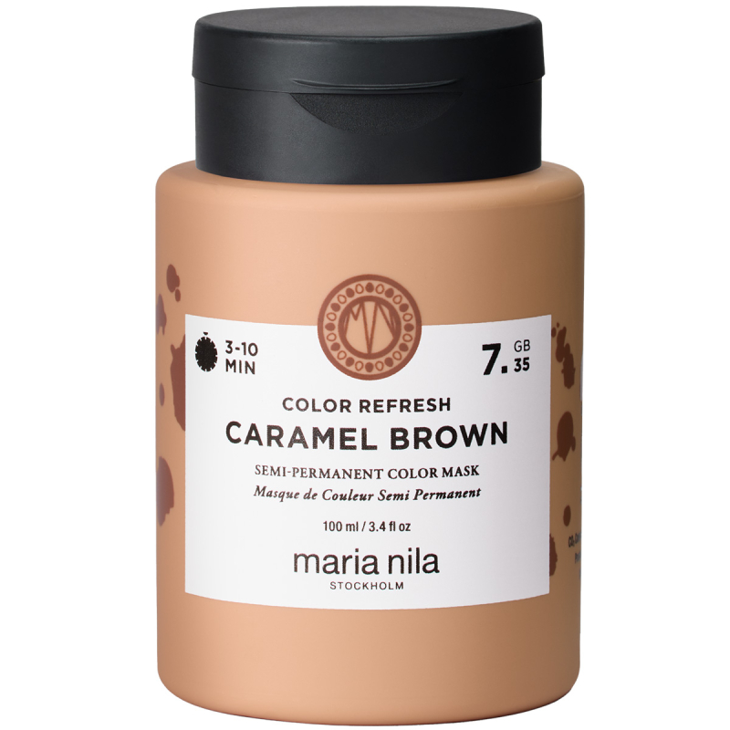 maria nila Colour Refresh Semi-Permanent Color Mask 7.35 Caramel
