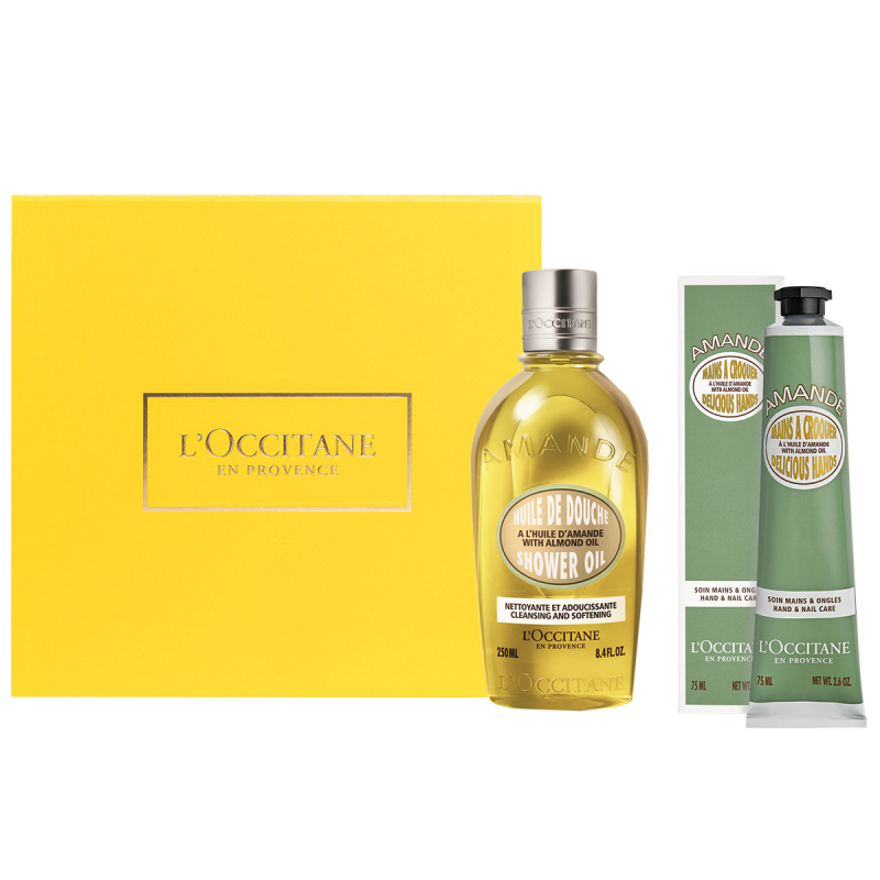 L’Occitane en Provence Almond Duo Kit (250 + 75 ml) billede