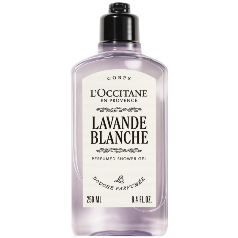 L’Occitane en Provence Lavande Blanche White Lavender Shower Gel (250 ml)
