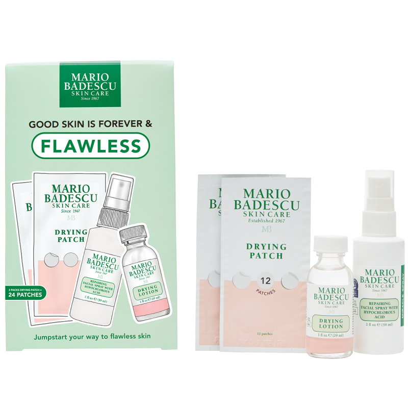 Mario Badescu Good Skin Is Forever And Flawless Kit (29 + 59 ml + 12 pcs)