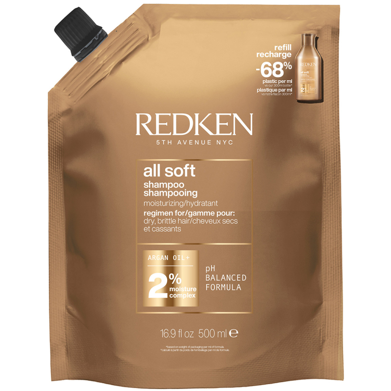 Redken All Soft Shampoo Refill (500 ml) billede