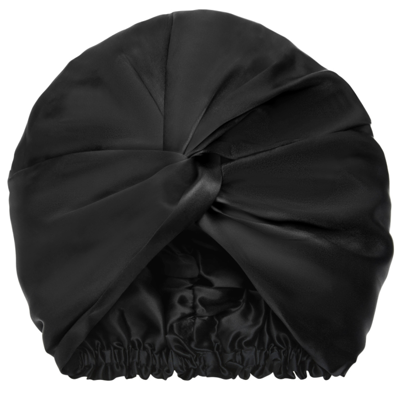 Lenoites Mulberry Silk Sleeping Cap Black billede