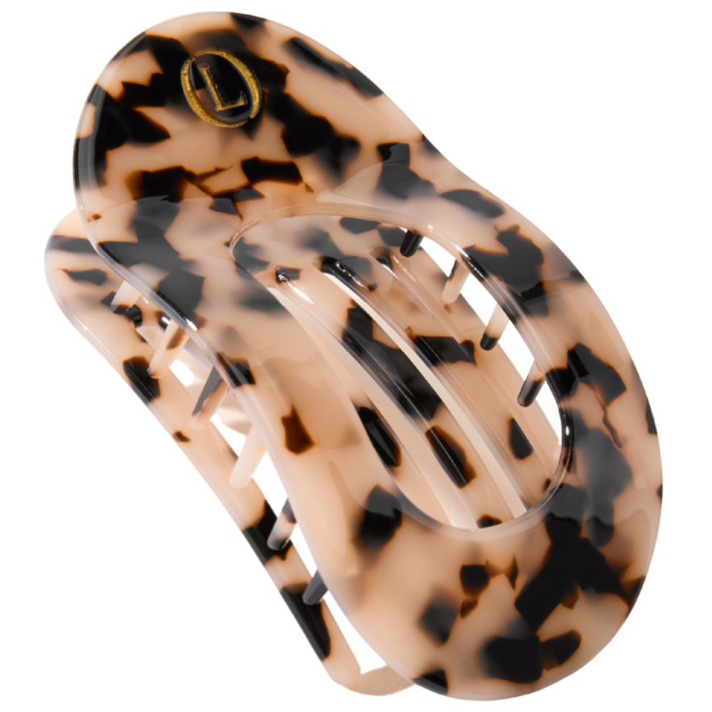 Lenoites Eco-Friendly Flat Hair Clip Nude Leopard billede