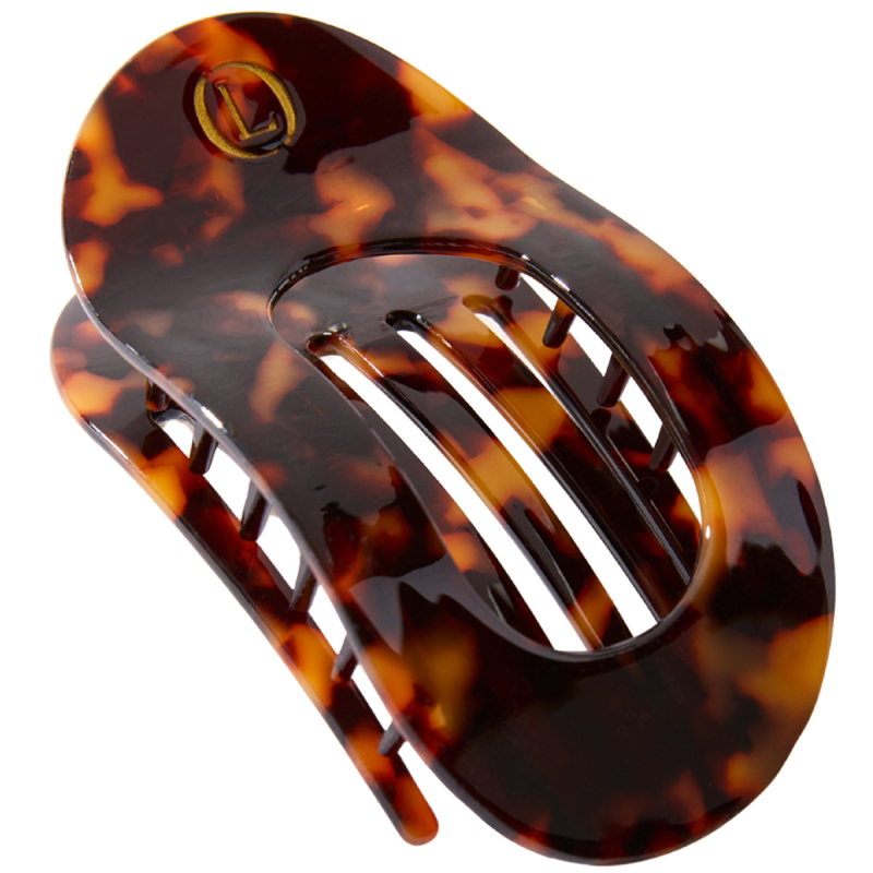 Lenoites Eco Friendly Flat Hair Clip Bronze Leopard billede