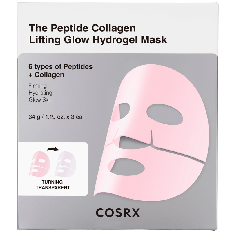 CosRx The Peptide Collagen Lifting Glow Hydrogel Mask (3 pcs)