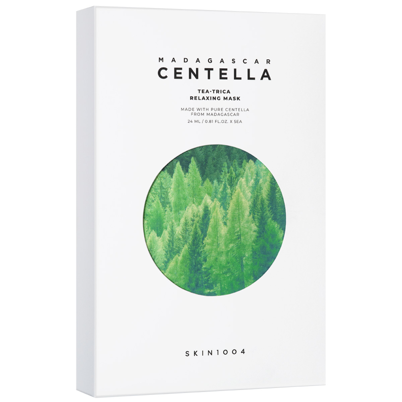SKIN1004 Madagascar Centella Tea-Trica Relaxing Mask (5 x 24 ml) billede