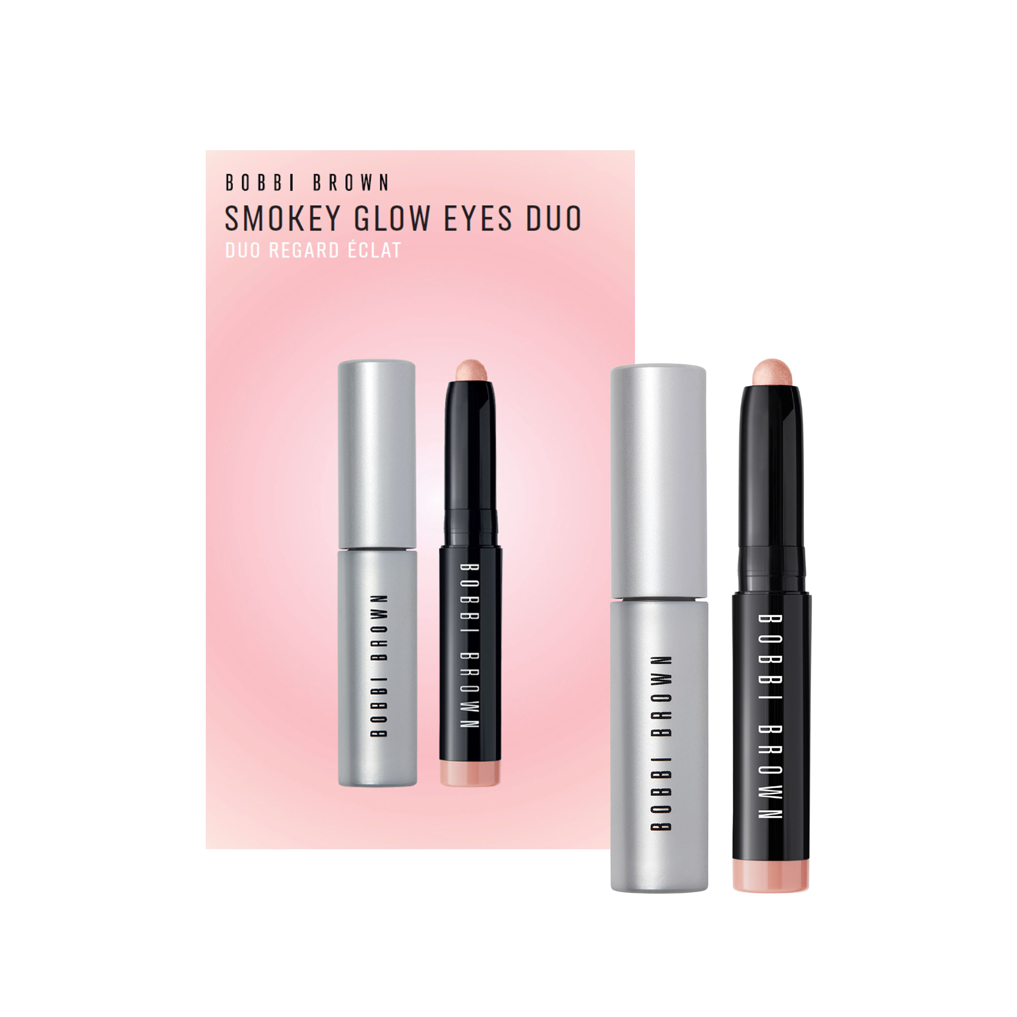 Bobbi Brown Dramatic Eyes Set Golden Pink  Black (3 ml + 0,9 g) billede
