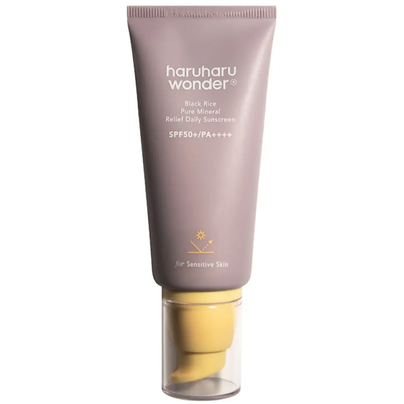 Haruharu Wonder - Black Rice Pure Mineral Relief Daily Sunscreen Spf50+ Pa++++ - Black - 50 Ml