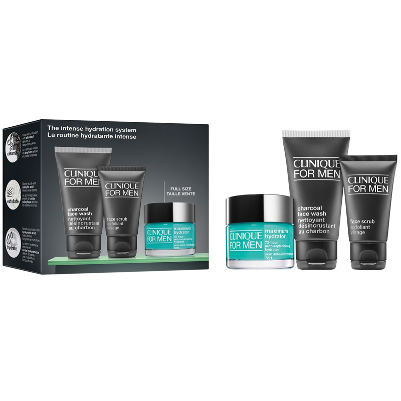 Clinique Clinique For Men The Intense Hydration Set (100 + 50 + 30 ml) billede