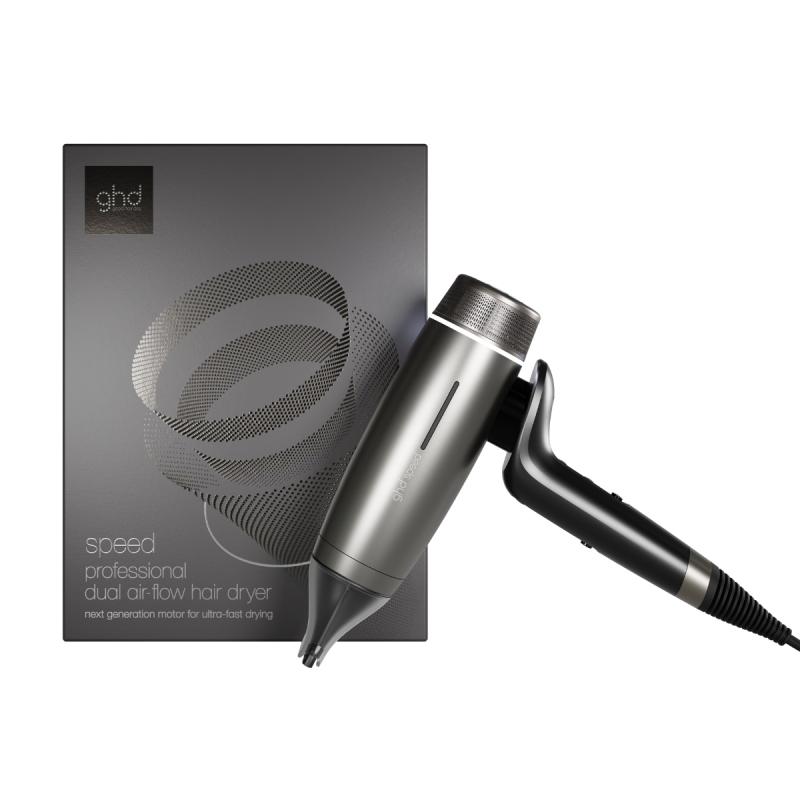 ghd Speed Dual Air-Flow Hair Dryer - Titanium sort