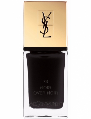 Yves Saint Laurent La Laque Couture Nail Lacquer Noir Over Noir 73