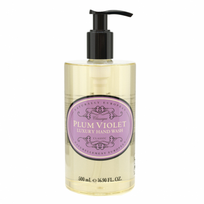 Naturally European Hand Wash Plum Violet (500ml)