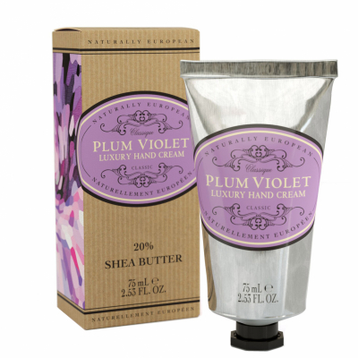 Naturally European Hand Cream Plum Violet (75ml)