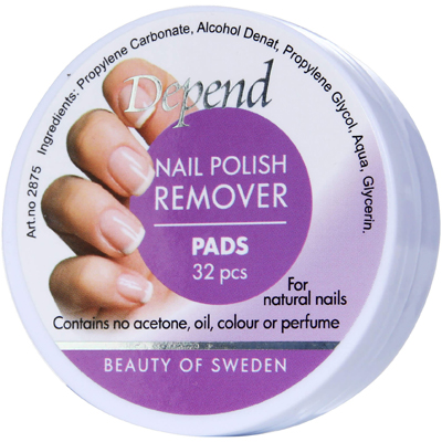 Depend Nail Polish Remover Pads