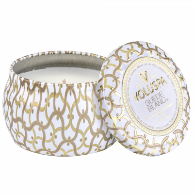 Voluspa Suede Blanc