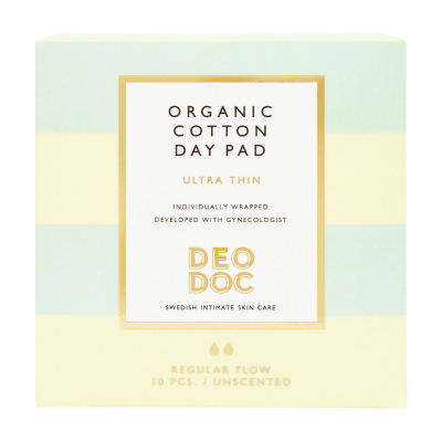 DeoDoc Organic Cotton Day Pad (10pcs)